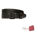 BALLY Cow Black Width 3.5cm