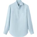 Loro Piana Shirts Light Blue Lapel Moderate Straight Fit
