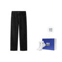 HLA Jeans Thickened Straight Fit