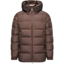 Moncler Down Jackets Brown Hooded (Nondetachable) Moderate
