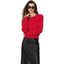 PINKO Sweaters Red Crew Neck Moderate