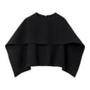 CALVIN KLEIN Wool Shawls Black