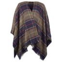 BARBOUR Acrylic Shawls Olive Green