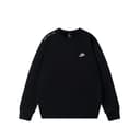 Nike Sweatshirts Black Crew Neck Moderate Straight Fit