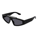 GUCCI Irregular Shape Sunglasses Black
