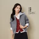 Semir Mall Same Style Velvetfeel Coat
