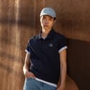 CALVIN KLEIN Cotton Baseball Caps Denim Light Blue