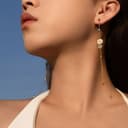 Apm Monaco Alloy Drop Earrings Gold