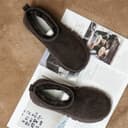 RENBEN1986 Winter Tire Bottom Thickened Fleece Lined Thermal Shoe Short