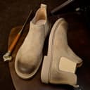 LEYGMENLG Cow Suede Ankle Length Chelsea