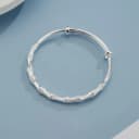 Shunqin Silver Building S999 Fine Silver Sterling Silver Bangle