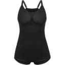 Victoria's Secret Invisible Bodysuit Shaper With Comfy Compression Khaki Shapewear Black