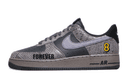 Nike Air Force 1 Black Gray Yellow