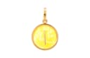 Burberry Polyvinyl Chloride Bronze Charms / Pendants Gold