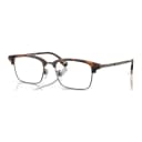 Burberry Metal Acetate Browline Eyeglass Frames Tortoiseshell