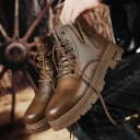 JEANSWEST Biker Tactical Outdoor Mountaineering Essentials Crew Martin Boot