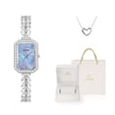 STARKING Mermaid Collection Quartz Movement Alloy Strap Watch Watch Blue Dial