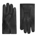 HERMES Deerskin Silk Knit Black