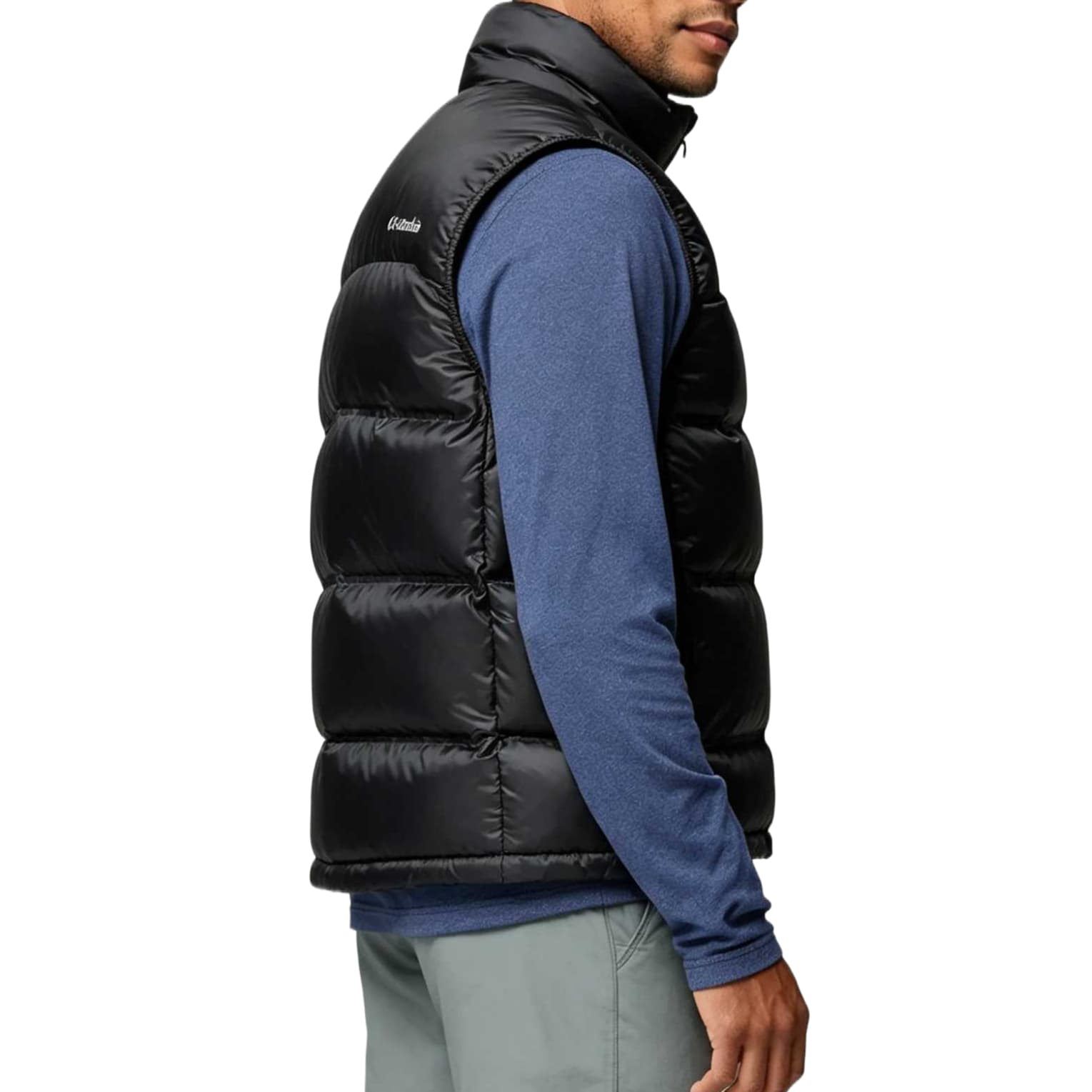 Columbia Down Vests Stand Collar Moderate