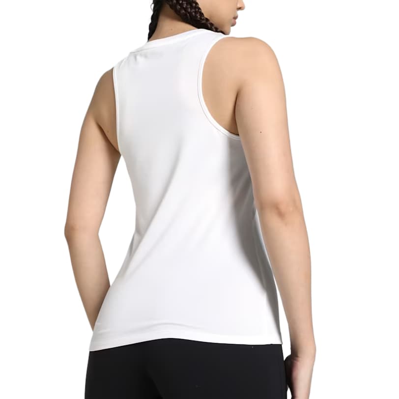 PUMA ESSENTIALS Sleeveless Sports Shirts Puma White Crew Neck