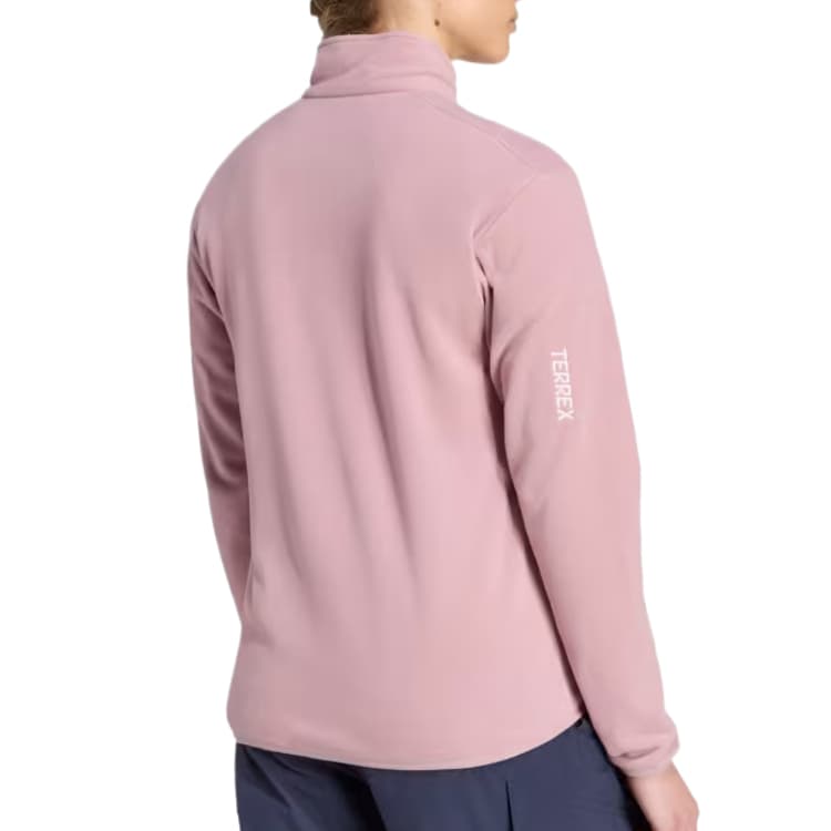 Adidas ESSENTIALS Fleece Tops Magical Purple Stand Collar Moderate