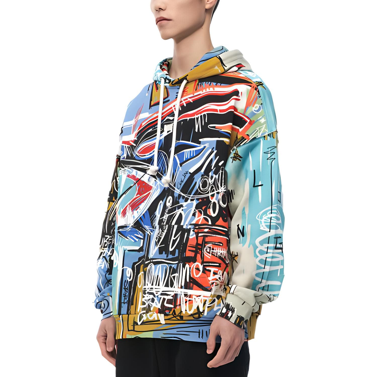 LiNing Sweatshirts All Over Print Hooded (Nondetachable) Moderate Straight Fit