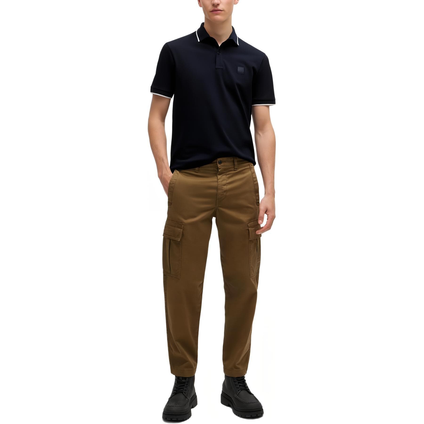 Boss HUGO BOSS Logo Embroidered Polo Shirt