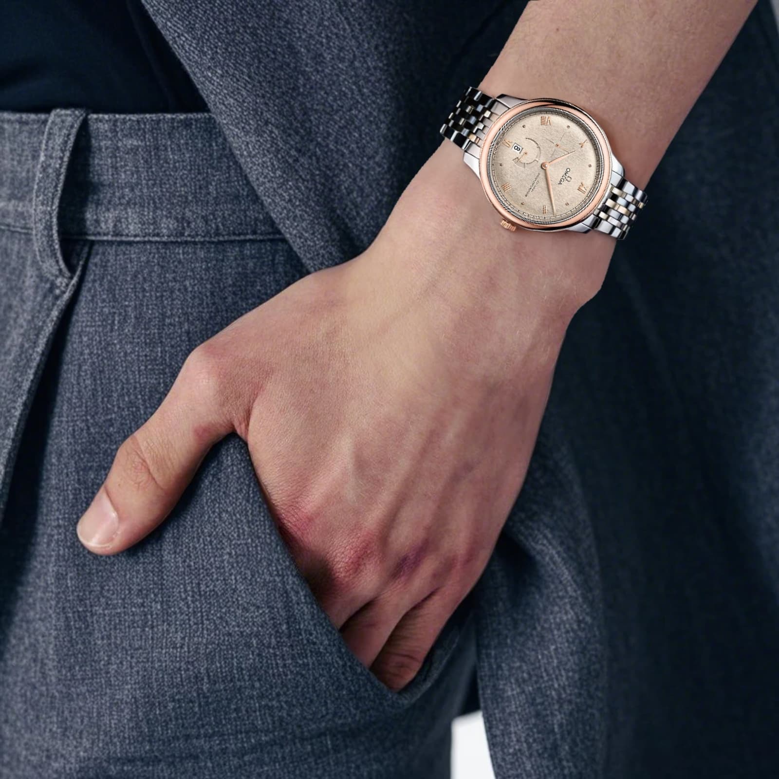 OMEGA Disc Fly Collection Elegant Watch