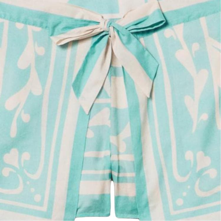 Twinset patterned tiewaist