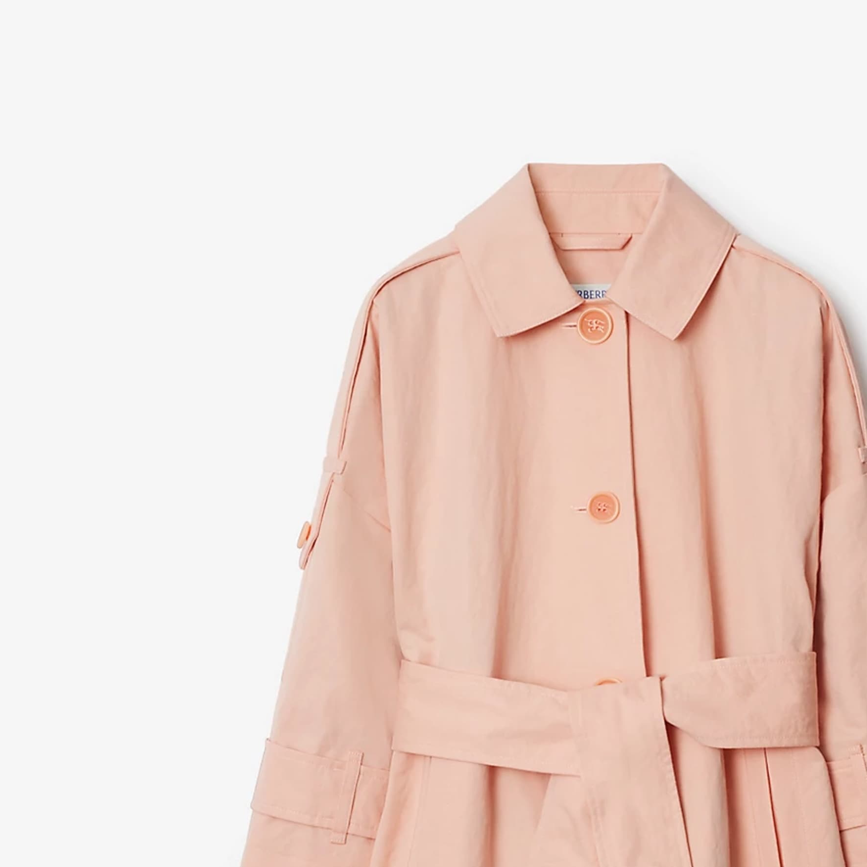 Burberry Trench Coat Apricot Pink Kids'
