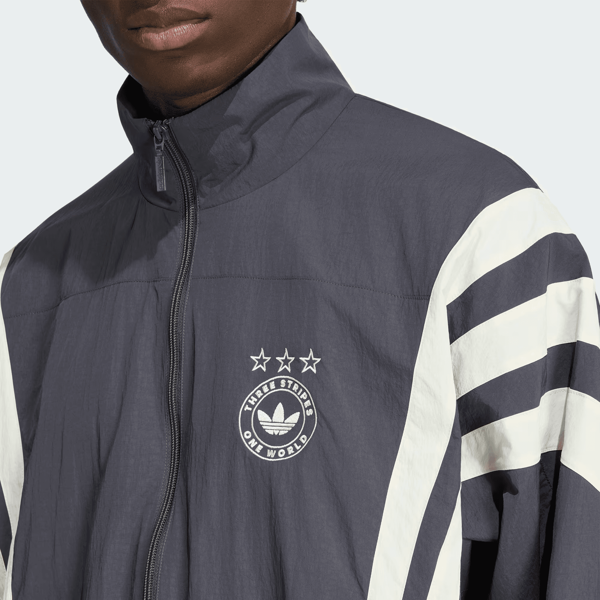 Adidas Originals Jackets Practical Black Stand Collar Moderate Other