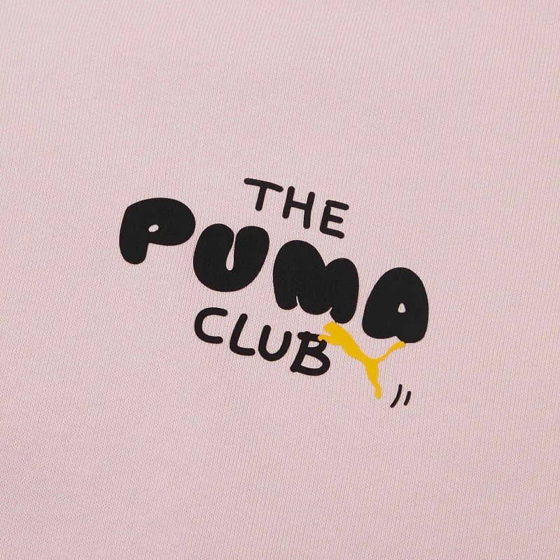 PUMA Blaster Sweatshirts Pink Hooded Moderate Straight Fit