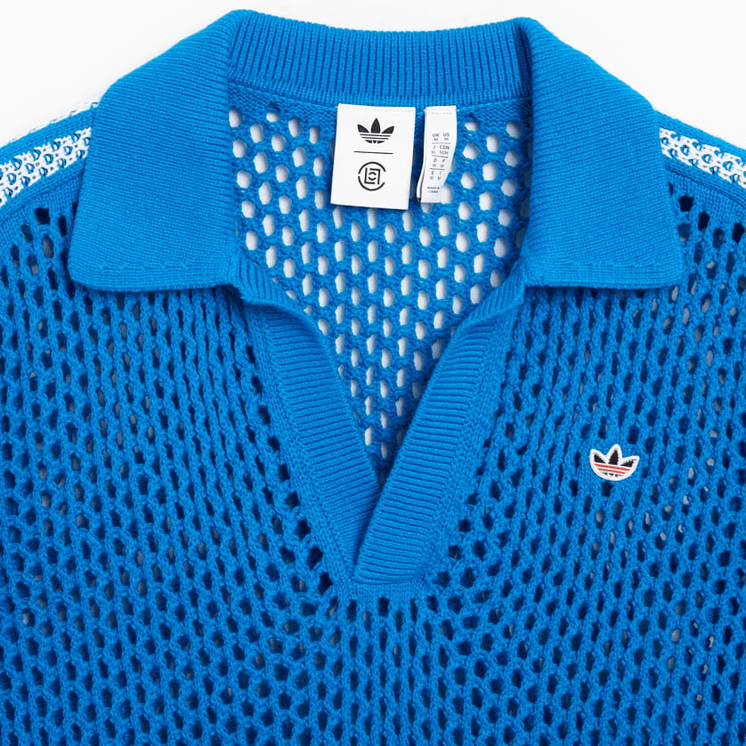 Adidas Originals x CLOT Polo Shirt Blue