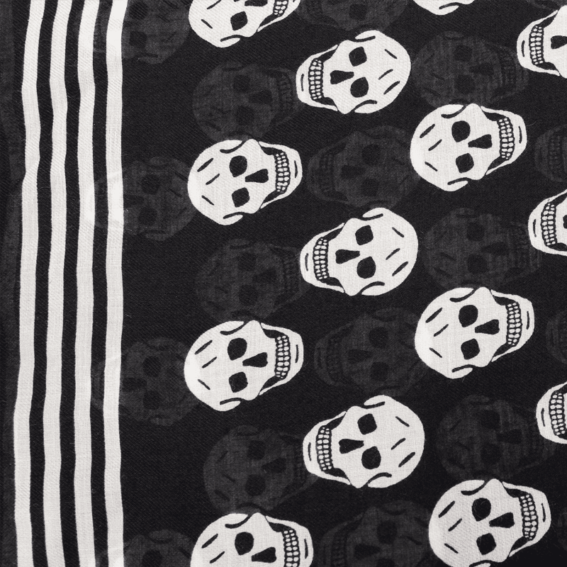 Alexander McQueen Skull Print Modal Scarf