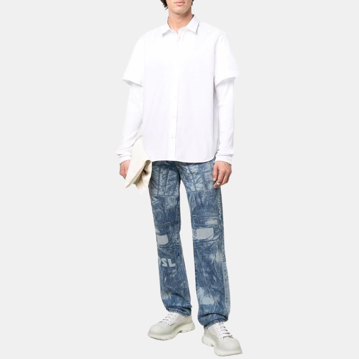 DIESEL 1955 Laser print Straight leg Jeans