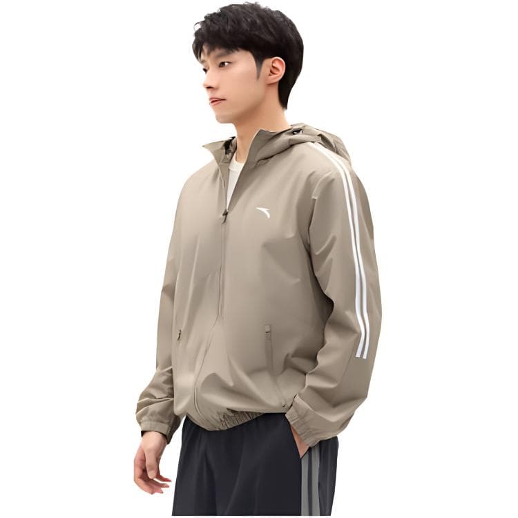 Anta Comprehensive Collection Sports Lifestyle Collection Trench Coat Withered Wood Brown