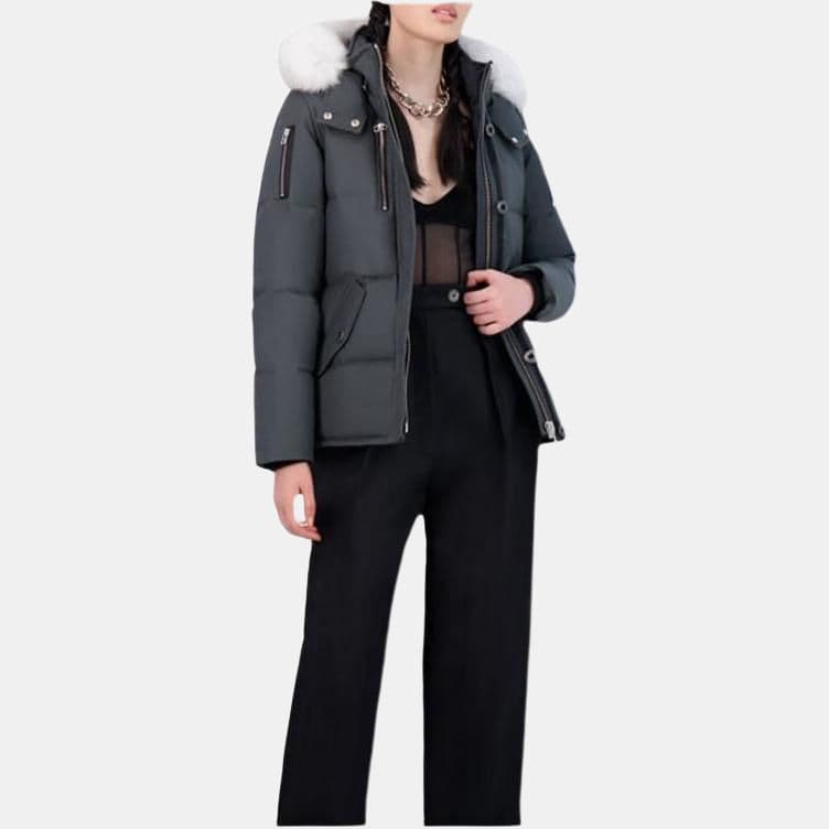 Moose Knuckles Fur trim Zip fastening Jacket