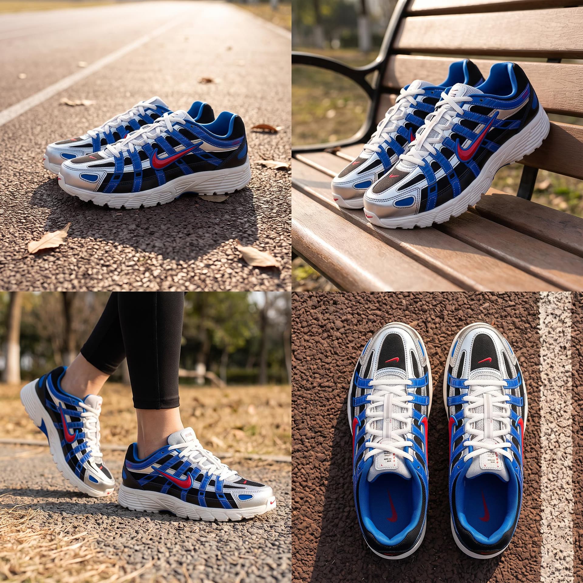 Nike P 6000 Black Blue