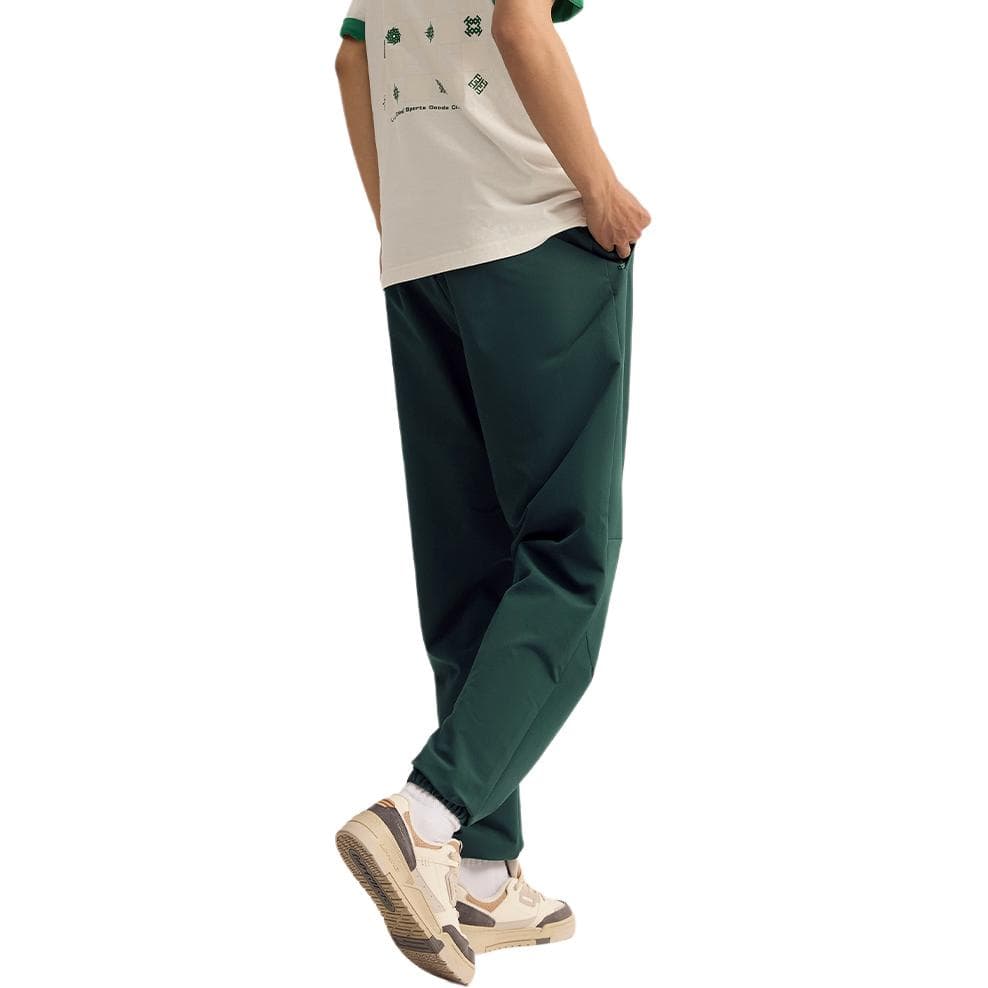 Li Ning Weekend Youth Knitted Sweatpants Vintage Green