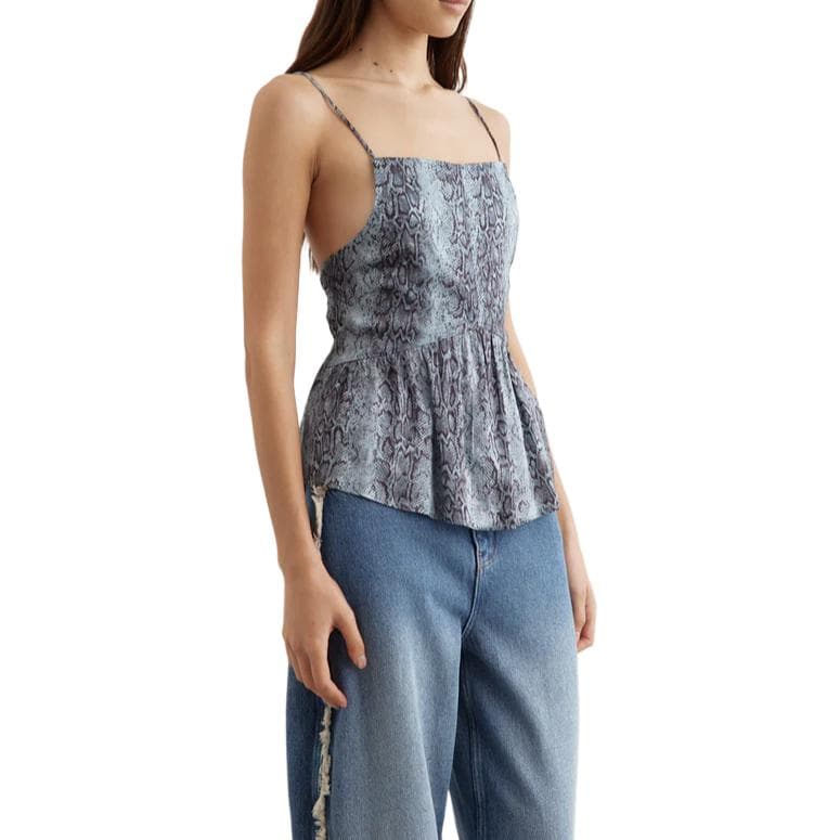 GANNI Camisole Sky Blue
