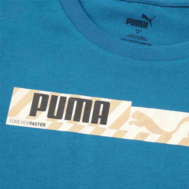 PUMA Sports Life Collection T Shirt Blue