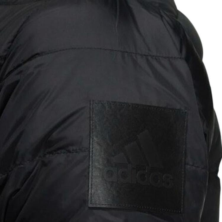Adidas Down Jackets Black Stand Collar Moderate Other