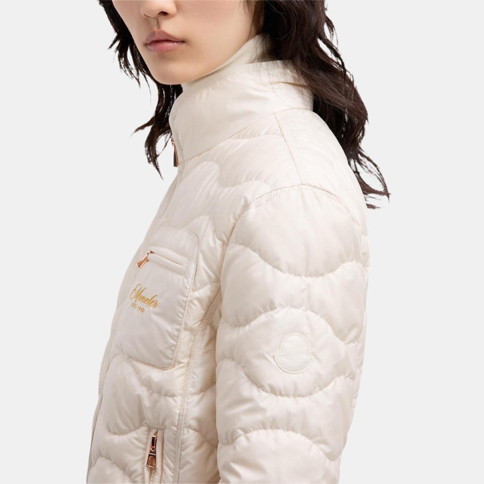 Moncler quilted zipfront jacket