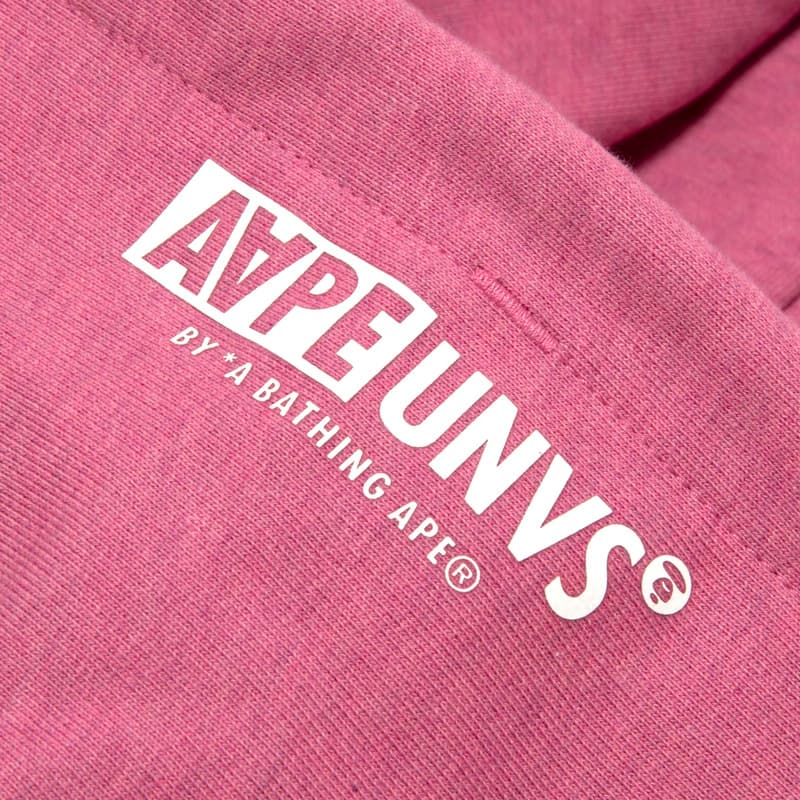 Aape logo-embossed zip-up hoodie
