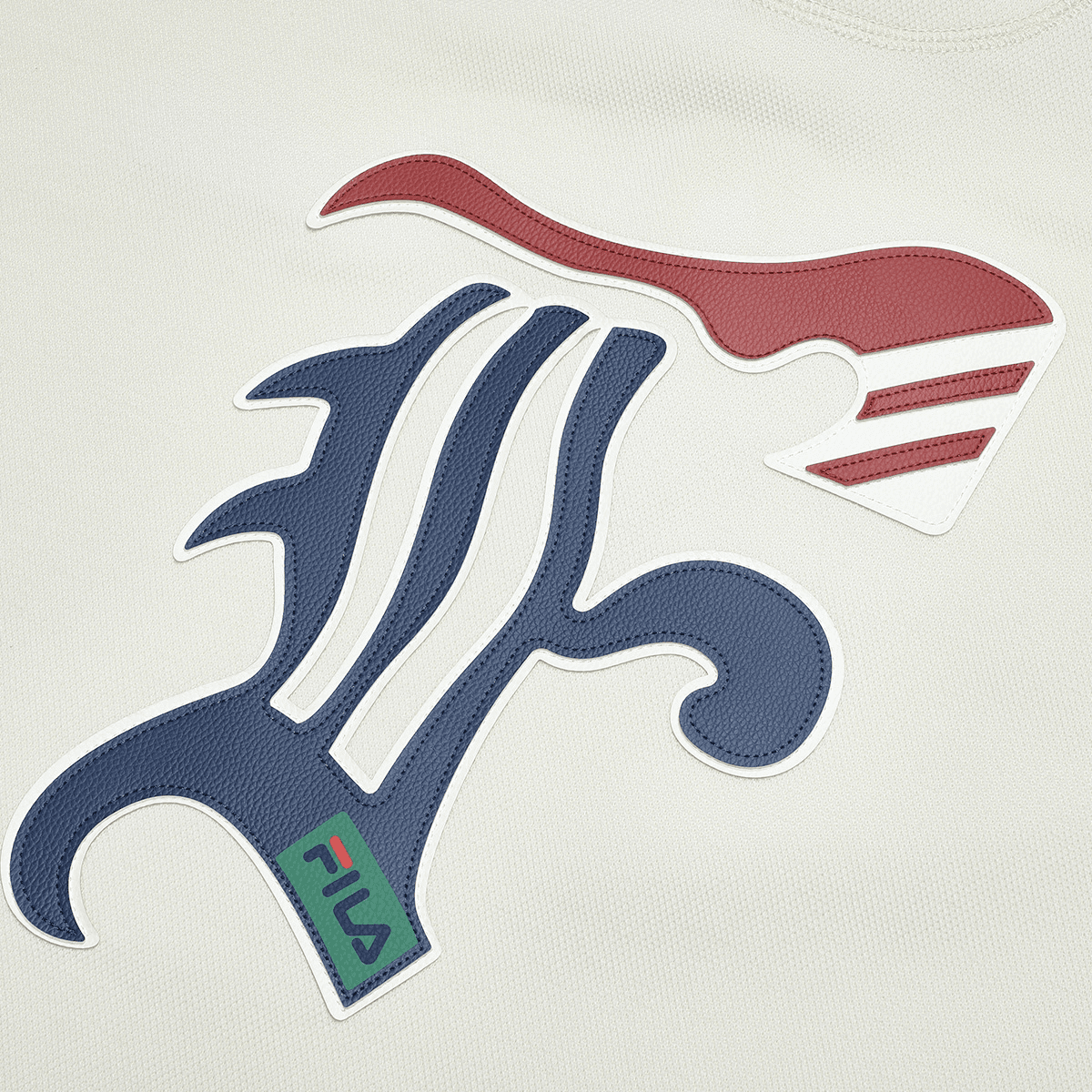 FILA FUSION Sweatshirt Maltose White
