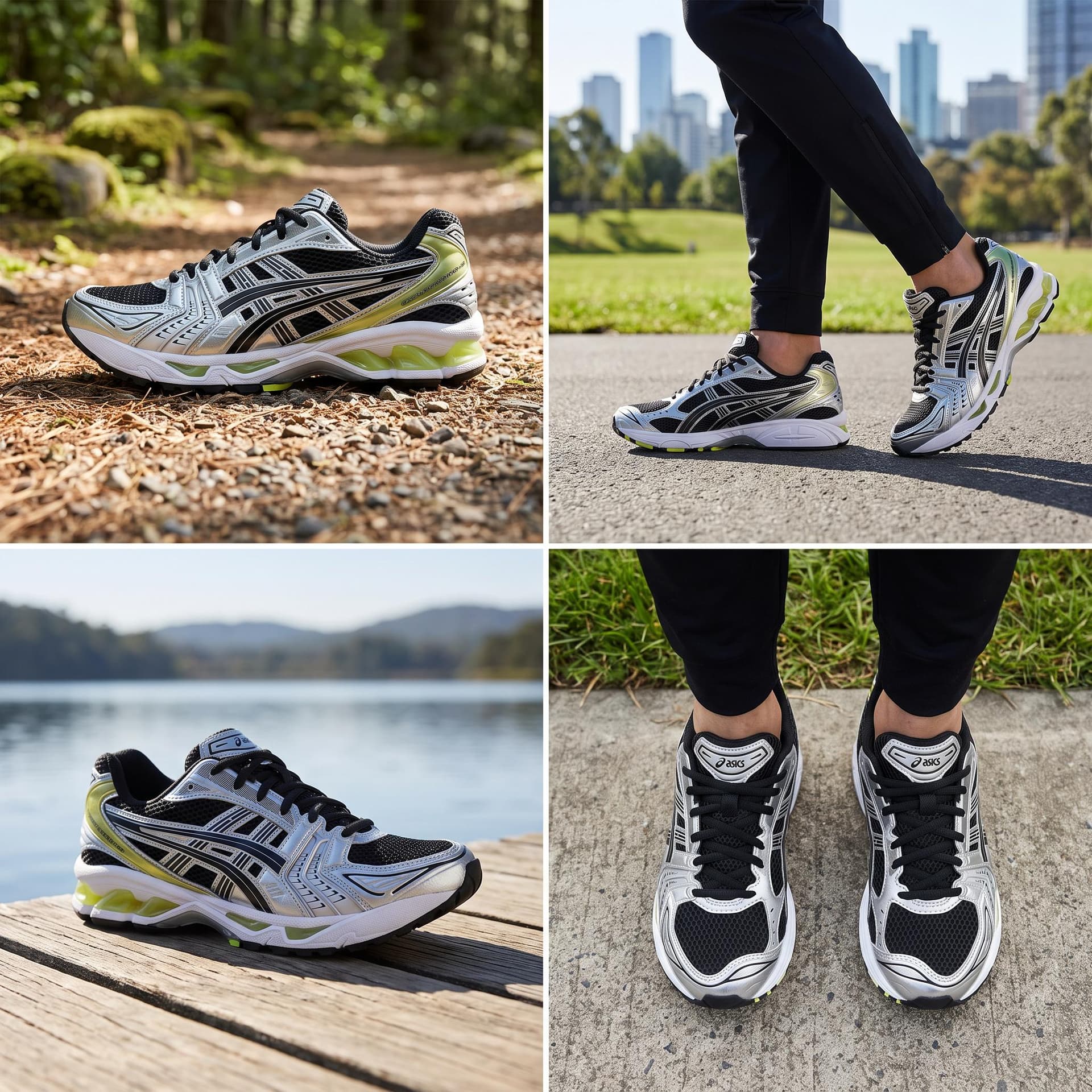 ASICS Gel Kayano 14 Black Lemon Spark