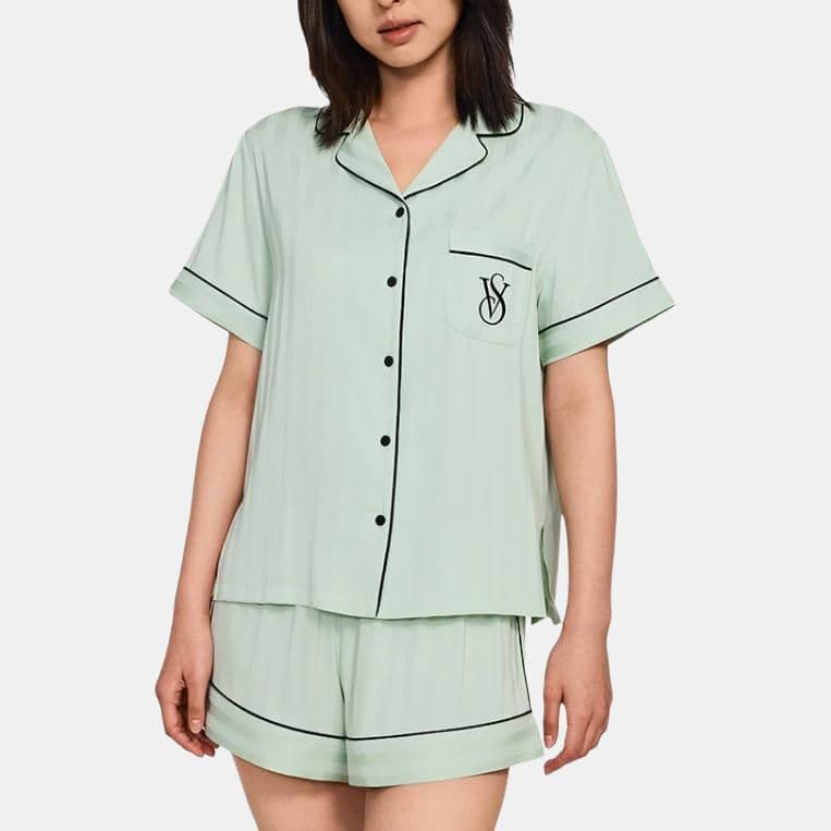Victoria's Secret Pajama Set Jadeite Green