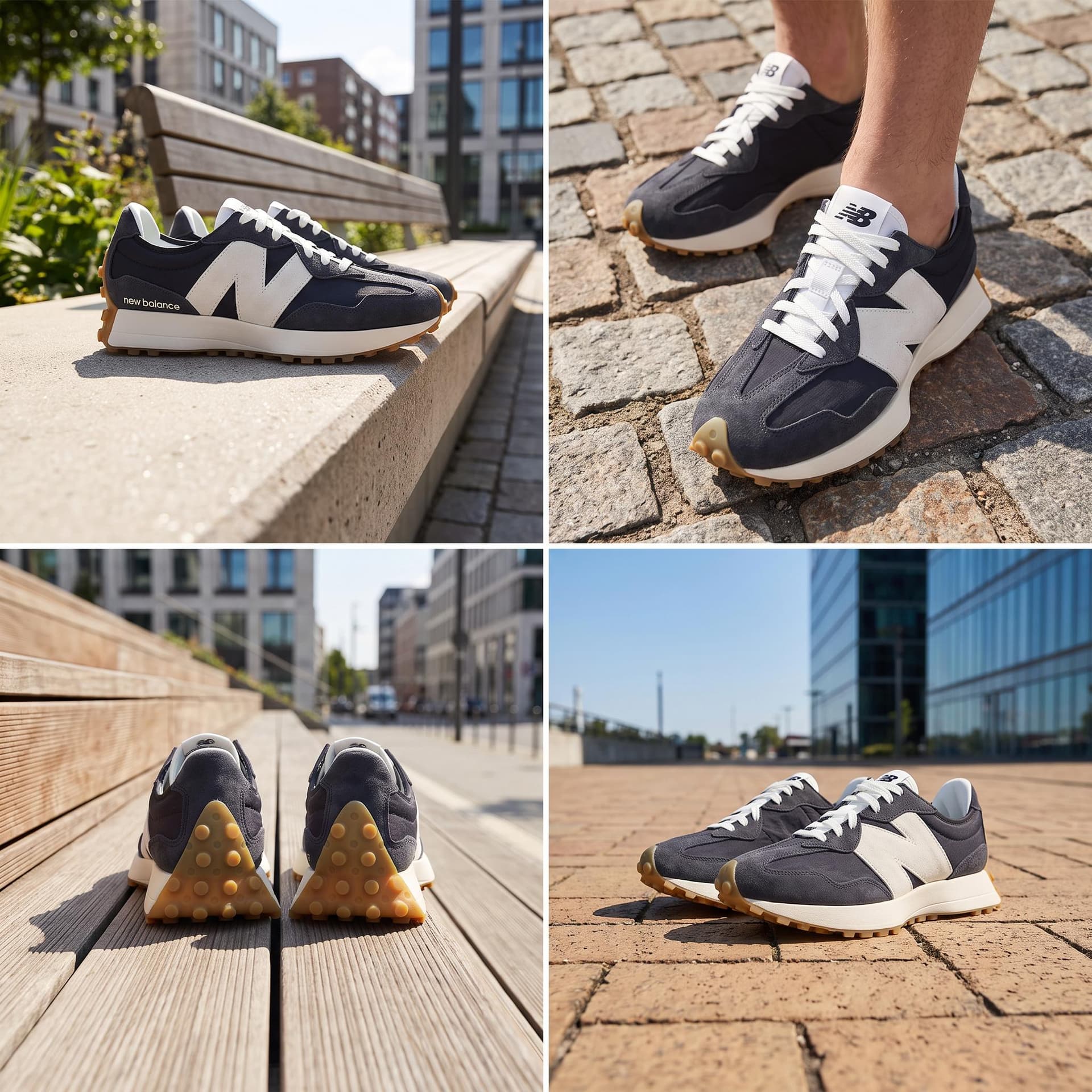 New Balance 327 Black Phantom