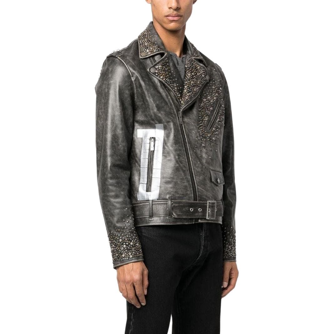 Golden Goose Distressed Biker Jacket