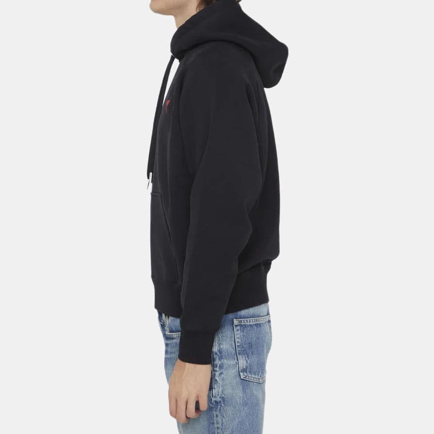 Ami Paris Ami De Coeur Drawstring Hoodie